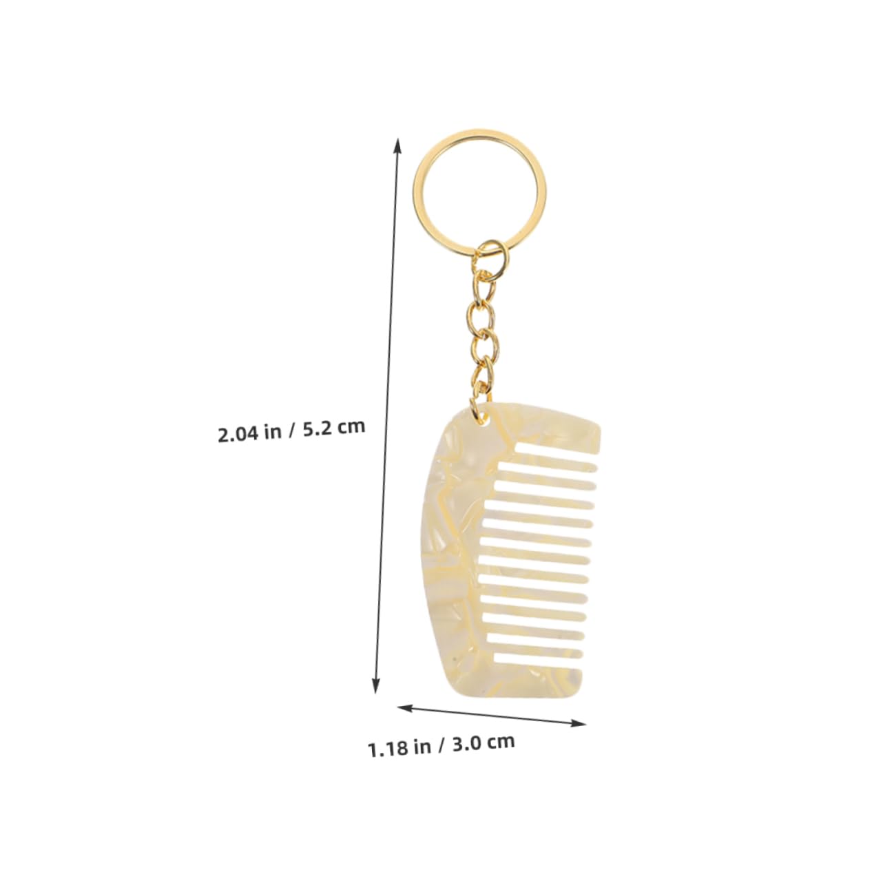 Didiseaon 20 Piezas Mini Peine Peines De Anchos Llavero De Viaje Mojado Para Desenredar El Cabello Pequeño Estampado De Leopardo Hoja De Acetato Viajar
