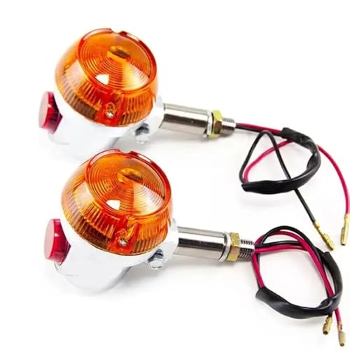 Clignotants moto ambrés et lampe indicateur pour Suzuki GT550