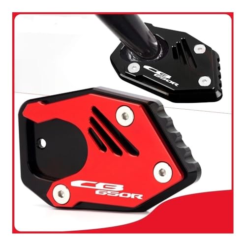 Extension béquille CB650R accessoire cale-pied élargi argenté - 2