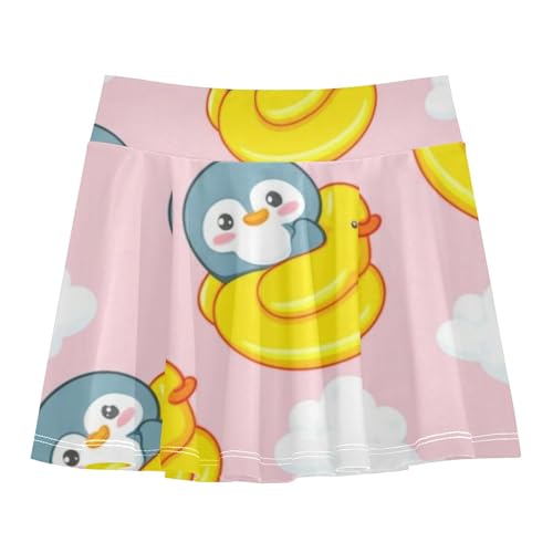 Athletic Shorts for Girls Skorts Tennis Skirts Toddler Print Flowy Skirt Cute Penguins Duck 3t