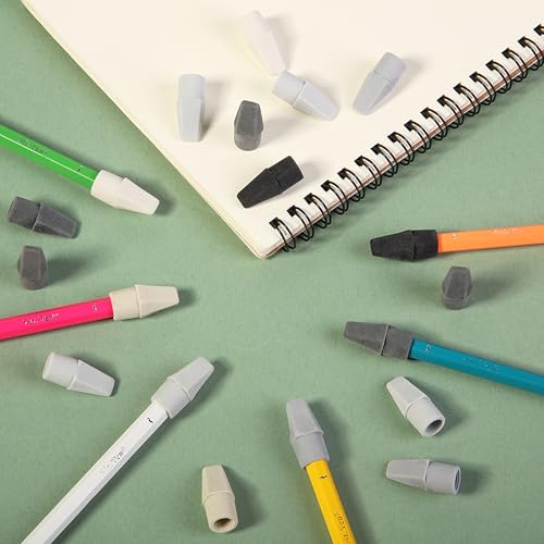 Image of Mr. Pen- Pencil Erasers Toppers, 120 Pack, Colorful, Latex Free, No Smudge | Mr Pen Erasers for Pencils