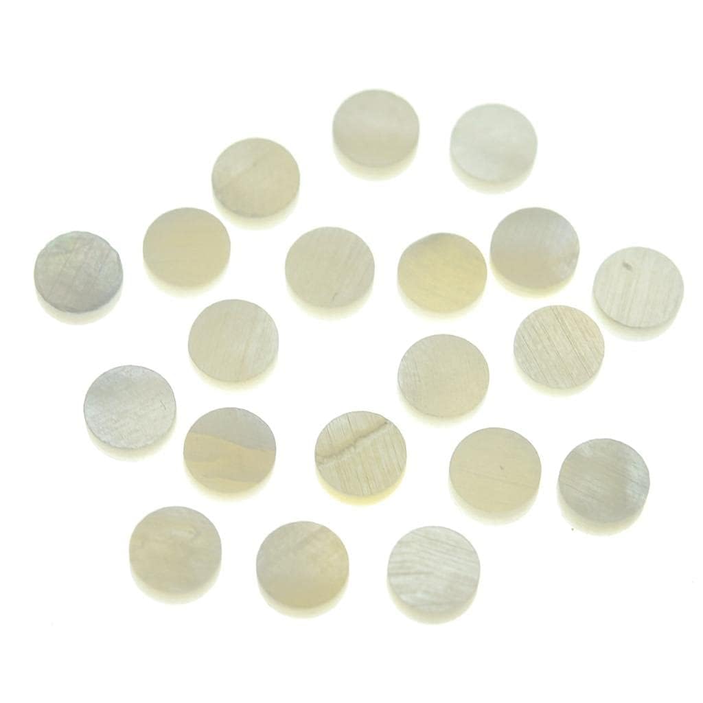 20pcs 5x2mm Natural White Mother of Pearl Shell Inlay Fingerboard Fretboard Dots For Guitar Bass Ukulele