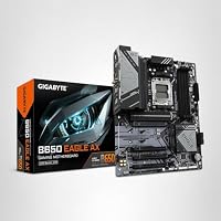 GIGABYTE B650 Eagle AX Mainboard - AMD Ryzen 9000er-Serie, 12+2+2 Phasen VRM, bis zu 7600 MHz DDR5 (OC), 1xPCIe 5.0 + 2xPCIe 4.0 M.2, GbE LAN, WiFi 6E, USB 3.2 Gen 2 – Ansicht 7