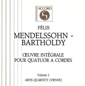 Mendelssohn-Bartholdy : OEuvre intégrale pour quatuor à cordes, Volume 1 [Audio CD]