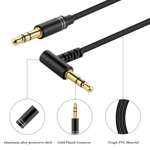 Cable de audio auxiliar Jack 3.5mm 1.5 m Linkidea miniatura 3