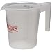 GEMPLER’S 100% Virgin Polypropylene High Density Pitcher, 1 Quart – Superb Durability and Chemical Resistance Measuring Cup in Ounce and Milliliter with Wide Tapered Pouring Spout and Open Handle