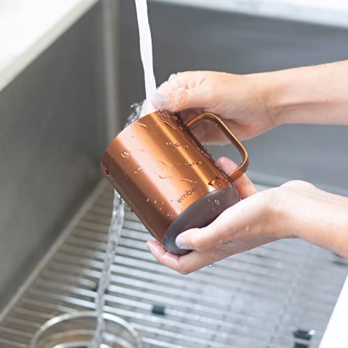 Ember Temperature Control Smart Mug 2, 14 Oz, App-Controlled Heated Coffee Mug with 80 Min Battery Life and Improved Design, Copper by Ember - Image 3