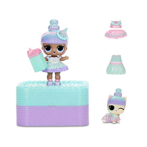 L.O.L. Surprise Deluxe Present Surprise with Limited Edition Sprinkles Doll and Pet, Teal