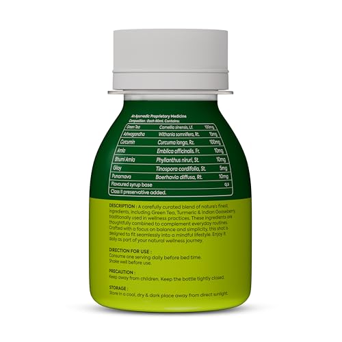 Image of Jeena Sikho Weight Management Shot | Ayurvedic Herbal Liquid for Daily Wellness Routine | Enriched with Ashwagandha, Giloy, 9 Shot (60 ml each)