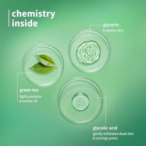 Image of Plum Green Tea Face Toner For Oily, Acne-Prone Skin | With Glycolic Acid | Alcohol-Free | Fights Pimples | Tightens Pores | Controls Oil | Gently Exfoliates Dead Skin Cells | Women & Men | 80ml