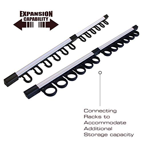 Rush Creek Creations All Weather Fishing Rod Storage Wall, Ceiling, Or Garage Rack, Abs Plastic 6 Rod #TOP2