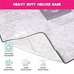 Roxy Sand-Free Beach Mat – Large Waterproof Outdoor Picnic Blanket, Lightweight Foldable Mat for Beach, Camping, Park, or Travel – Fits 4-6 People, Quick-Dry, Durable - Image 4
