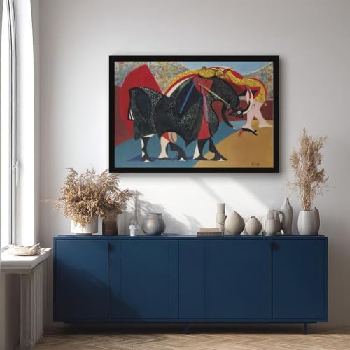 Oscar Dominguez Torero Impression sur Toile Tableaux Surréalistes Espagnols pour Décoration Bureau