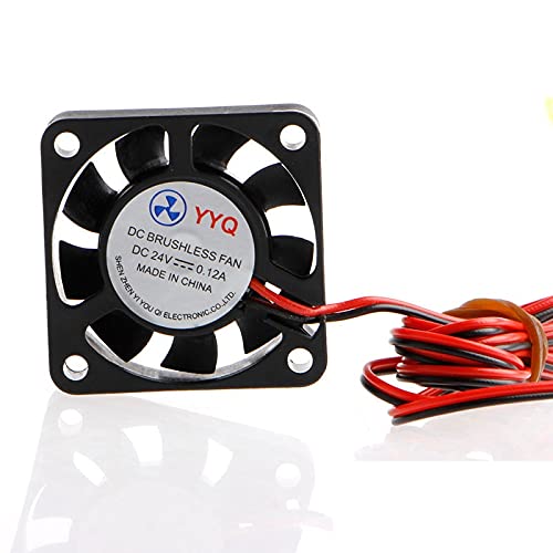 3D Innovations 3D Printer Extruder/Hotend Cooling Fan 40X40X10 mm, 0.12A, Cable 1 Meter Long with XH2.54 White Connector (24V) (B0773HJ5T4) Amazon Price History, Amazon Price Tracker