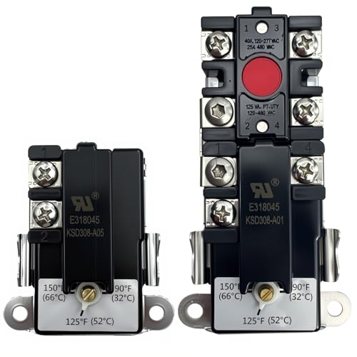 SP210245 Long-Term Thermostat Kit for Dual-Element Electric Water Heaters includes 1 upper thermostat and 1 lower thermostat suitable for most electric water heaters.