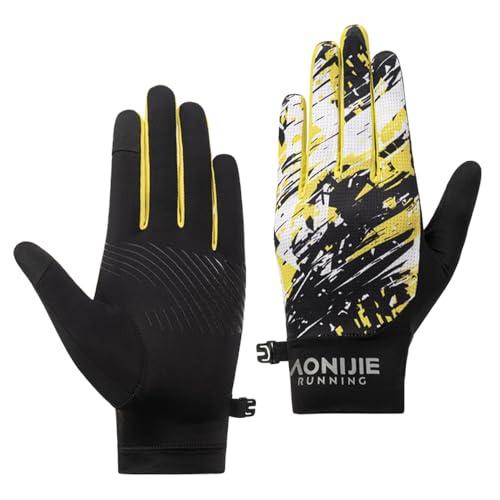 AONIJIE Sports Gloves for Men Women, Touch Screen Gloves Running Cycling, Breathable Anti-Slip Outdoor Gloves (X-Large)