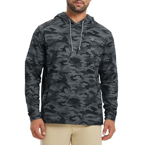 Image of M MAELREG Hoodies for Men Golf Fleece Hooded Sweatshirts Dry Fit Athletic Lightweight Casual Midlayer Mens Hoodies Pullover