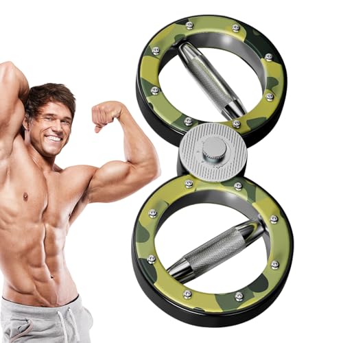 Fortalecimiento del antebrazo, fuerza ajustable, entrenador de fuerza del antebrazo, rotación de 360 grados, equipo de entrenamiento muscular compacto ajustable para oficina, hogar, viajes