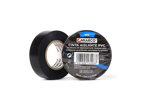 Brightium PVC TAPE M13 WHITE 19x10x0.12mm, Image, 19mm x 10m x 0.12mm