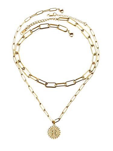 Image of Yellow Chimes Necklace for Women Gold plated Multi-layered Pendent with Charm inter linked chain Pendant Necklace for Women And Girls