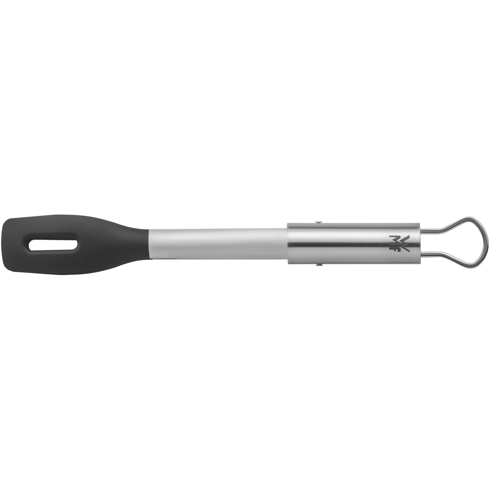 WMF BBQ Servierzange 32,5 cm, Küchenzange, Cromargan Edelstahl, Fleischzange mit Kunststoffkopf, kleine Grillzange für Steak, Fisch, Gemüse, Feststellmechanismus, platzsparend