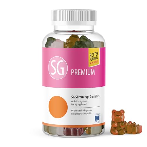 Slimmingo Gummibärchen | durchdachte Zusammensetzung | mit natürlichem Pflanzenaroma | 60 Gummies