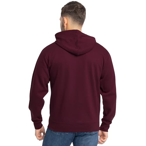 Image of Fruit of the Loom Eversoft Fleece Full Zip Hoodie Sweatshirt