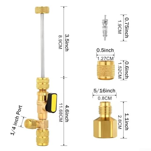 Herramienta para extracción de núcleo de válvula de aire acondicionado miniatura 4