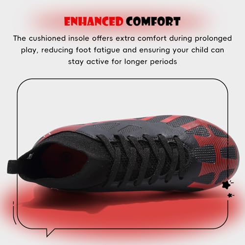 Soccer Cleats Kids Boys Girls Athletic Outdoor Football Shoes3