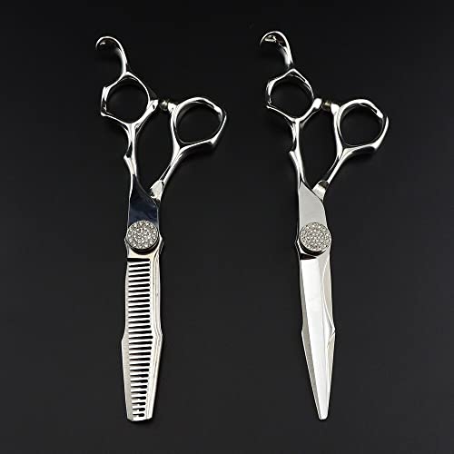 Ciseaux de coiffure 6 pouces pour couper les cheveux à la maison - 2
