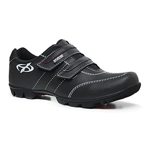 Tenis Sapatilha Ciclismo Pedal Seguro Masculino Bike Way 2 New Fox Cor:Preto;Tamanho:39;Gênero:Masculino