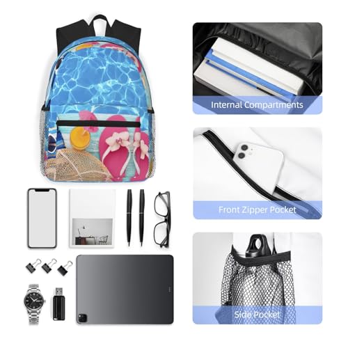 Sac à dos classique et imperméable pour le travail et l'université - 5