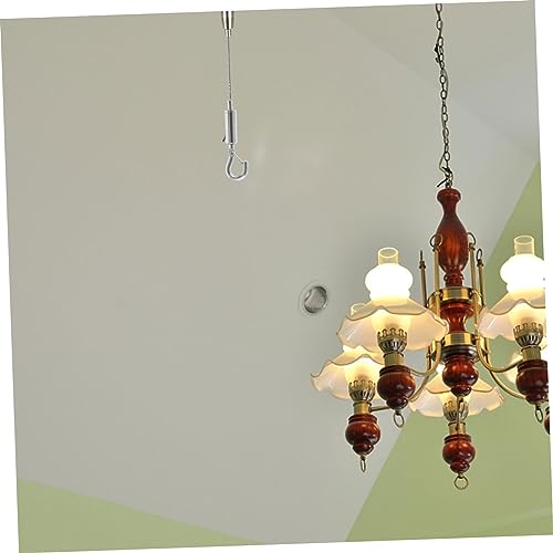 20 piezas Tensor de cable con gancho de suspensión, accesorio ligero para cuerda de alambre, uso interior y exterior, diseño versátil para hogar, fábrica y colgado miniatura 4