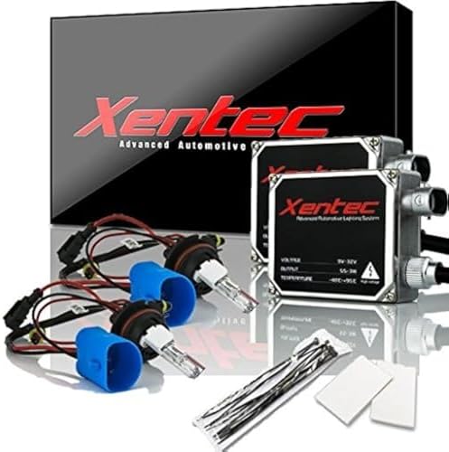 Xentec 55W Standard Size Ballasts x 2 bundle with 2 x Xenon Bulb 9007/9004/HB5 Hi/Lo 5000K w/Hi-beam Halogen (OEM White) offroad