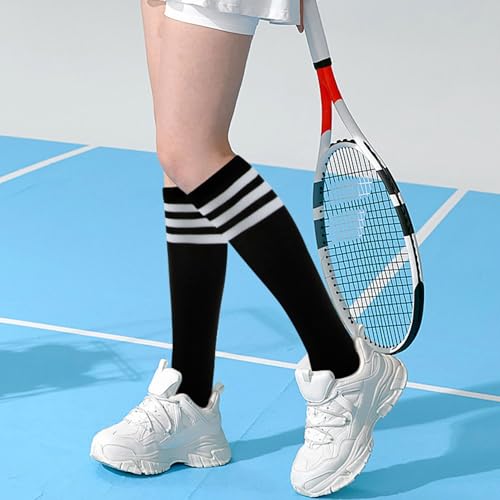 Image of Knee High Socks for Women, Long Tall Knee Tube Socks