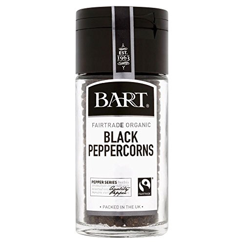 Poivre noir Bart bio Fairtrade lot de 6 paquets de 40g pour vos recettes