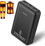 CYCYHEAT 10000mAh Power Bank for Heated Gilet Vest Jacket Coat Pants and Heating Underwear, USB 5V2A Heated Clothing Replacement Battery Pack