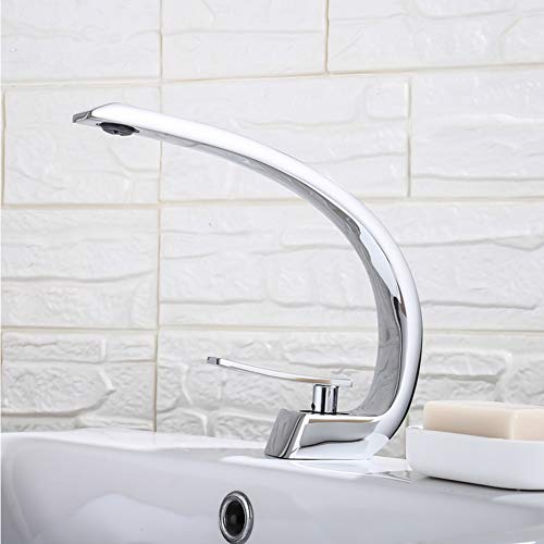 Grifo de lavabo sin salpicaduras monomando negro para agua fría y caliente 3