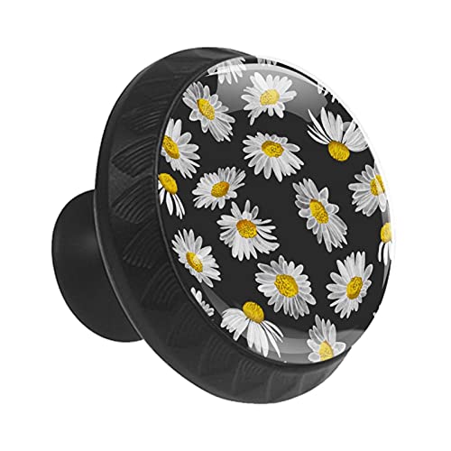 Boutons de tiroir marguerites pour relooker une commode un peu triste - 3