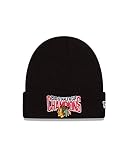 New Era NHL Chicago Blackhawks Stanley Cup Champions Cuff Knit Beanie, One Size, Black