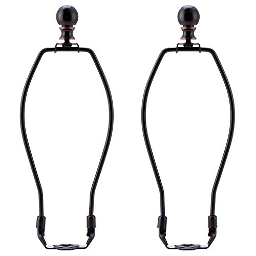 Canomo 2 Set 10 Inch Lamp Harp Holder with Light Base and Ball