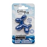 Little Pup 96603 Ocean Splash Scent, Car Air Freshener, Clips to A/C Air Vent, Alcohol-Free Fragrance Oil, Non-Hazardous and Non-Toxic Plastic, Set of 1