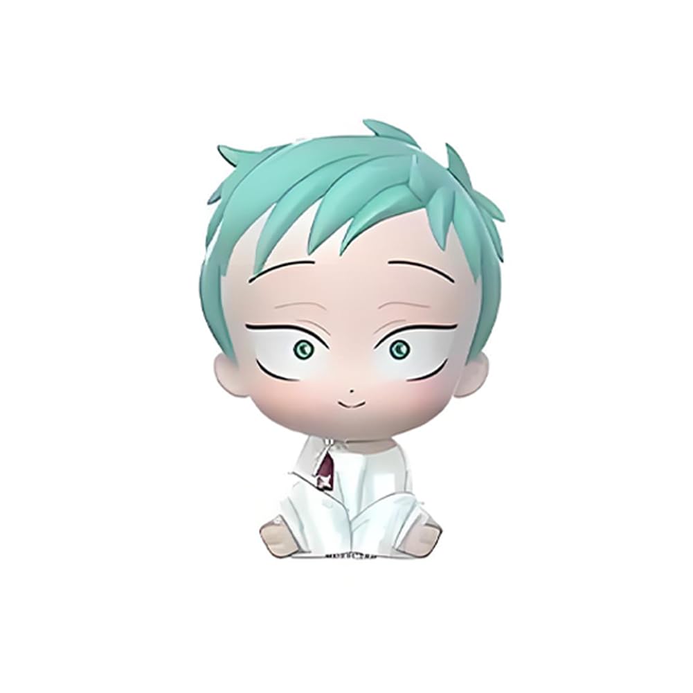 Anjinguang Ivan Action Figures, Ivan Till Mizi SUA Anime Look Up Figurine, 6cm Cartoon Statue Cute Cake Topper Ornament Collectible Anime Gifts