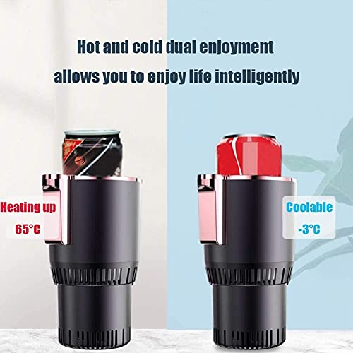 2in1 Auto Bekerwarmer Koeler, Draagbare Slimme Verwarming Koeling Beker Blikjes Drankhouder, Voor Water Koffie Melk… - Image 3