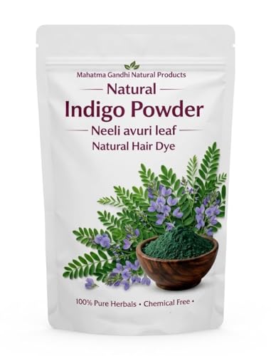 Image of Neeli Avuri Leaf Powder 100g (Pack of 1) | Indigo Powder Organic for Hair Black | Neeli avuri podi for Hair | Natural Hair Color Dye | | 100% Pure & Chemical-Free
