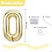 40 Inch Light Gold 52 25 Balloon Numbers, Foil Mylar Helium Large 25 Number Balloons, Champagne Gold 52th 25th Birthday Balloons, Anniversary, Birthday Party Decorations Supplies for Men Women