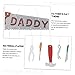 OATIPHO 10pcs Father's Day Wall Hanging Decoration Saw Pendant for Festive Party Atmosphere Lightweight and Safe Material for Home Decor and Celebrations