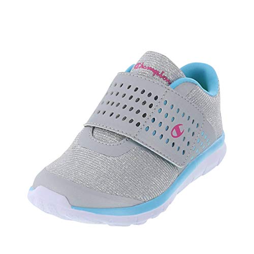 Champion Silver Boys' Toddler Gusto Powerstrap Cross Trainer 7 Regular