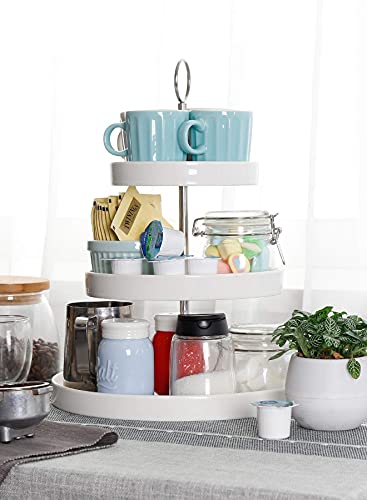 Sweese 708.101 10-Inch Porcelain Cake Stand, Round Dessert Stand, Cupcake Stand For Birthday Parties, Weddings, Baby Shower And Other Events, White #TOP4