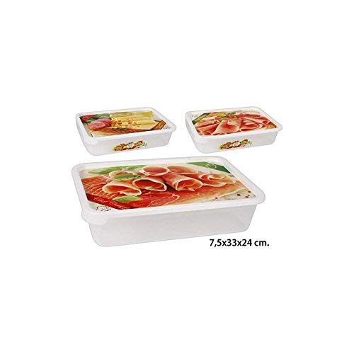 JUYPAL Lml rectangulaire Big Nourriture Boîte de Rangement, Assortis, 4.5u00a0Litre, Lot de 24